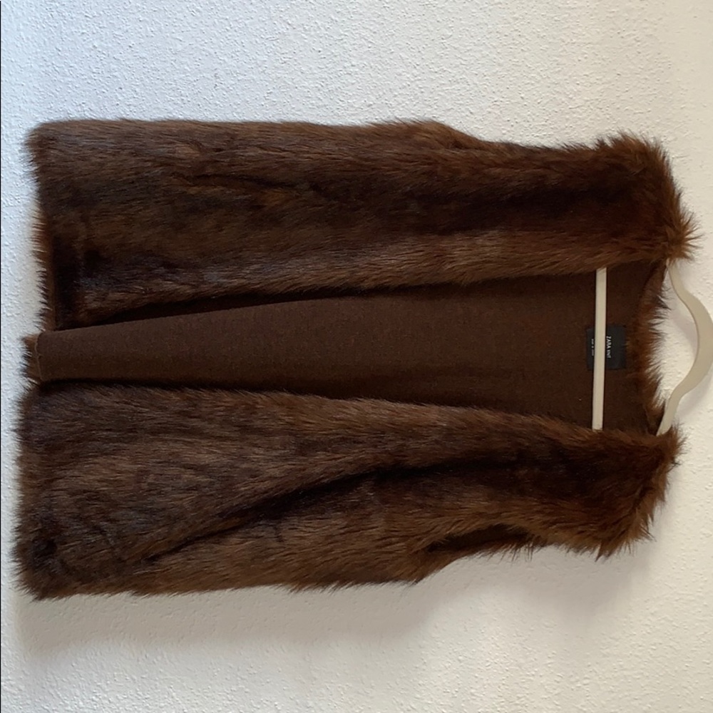 Zara fox fur vest